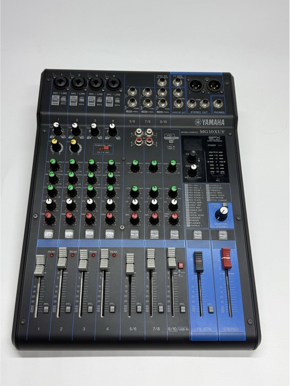 Yamaha MG10XUF 10-Channel Mixer USB Audio Interface 24-Bit/192kHz Excellent